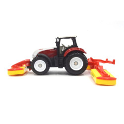Steyr mit Pöttinger Mähwerkscombination