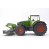Fendt 942 Vario tracteur avec faucheuse frontale