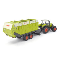 Claas Axion 850 mit Claas Quantum Ladewagen