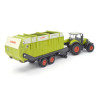 Claas Axion 850 mit Claas Quantum Ladewagen