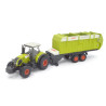 Claas Axion 850 mit Claas Quantum Ladewagen