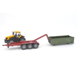 JCB 8250 Fastrac mit Fortuna-Containeranhänger