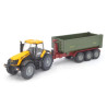 JCB 8250 Fastrac mit Fortuna-Containeranhänger