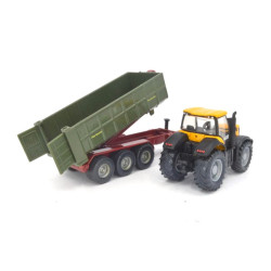 JCB 8250 Fastrac mit Fortuna-Containeranhänger