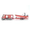 Unimog Pompiers with lifeboat