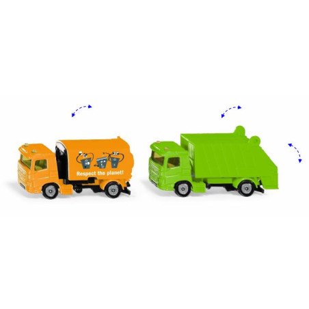 Municipal Vehicle Set – Volvo FM Street Sweeper and Volvo FM Refuse Truck