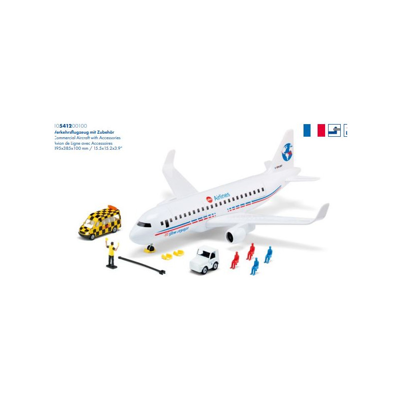 Airbus A320 Siku Airlines vrachtvliegtuig met toebehoren