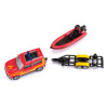 Land Rover Defender 90 Feuerwehr mit Boot