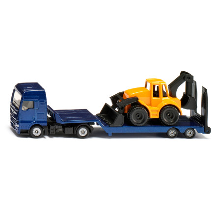 MAN TGX vrachtwagen met graaflaadmachine