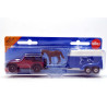 Jeep met paardentrailer