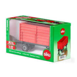 Remorque à benne basculante à deux essieux