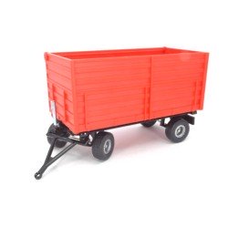 Two-axle tipper trailer