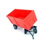Two-axle tipper trailer