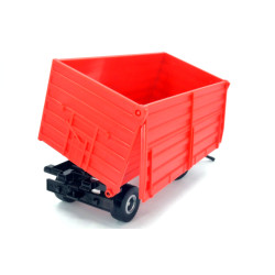 Two-axle tipper trailer
