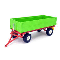 Massey Ferguson MF284S tractor with 2-axle trailer