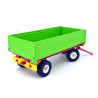 Massey Ferguson MF284S tractor with 2-axle trailer