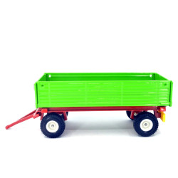 Massey Ferguson MF284S tractor with 2-axle trailer