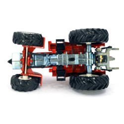 Massey Ferguson MF284S tractor met 2-assig aanhanger
