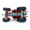 Massey Ferguson MF284S tractor met 2-assig aanhanger
