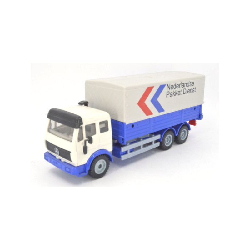 Mercedes SK "Nederlandse Pakket Dienst" met zeilopbouw