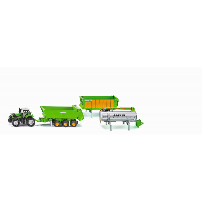 Deutz Fahr Agrotron X720 Traktor mit Joskin Anhängerset