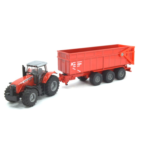 Massey Ferguson with Krampe tipper