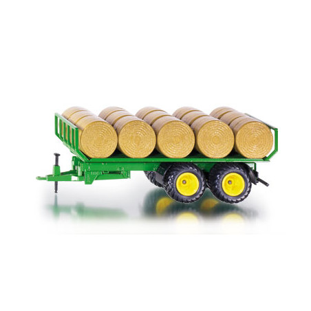 Round bale trailer