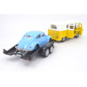 Volkswagen T1 avec remorque et VW Beetle