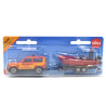 Land Rover Defender 90 brandweer met boot