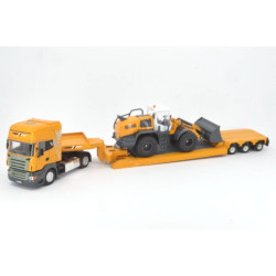 Scania R620 met dieplader...
