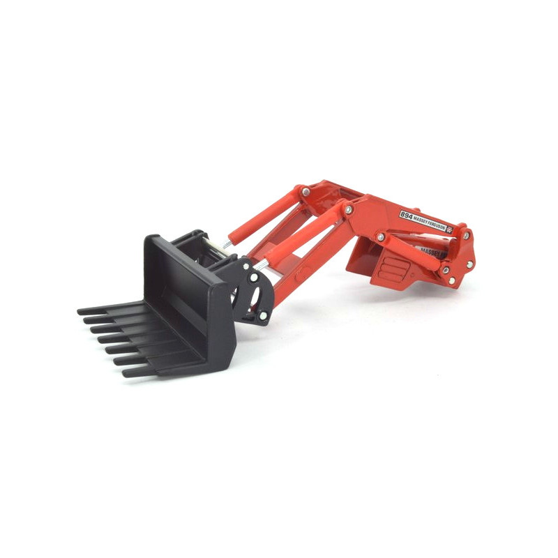 Front loader with hood for Massey Ferguson 5455 tractor