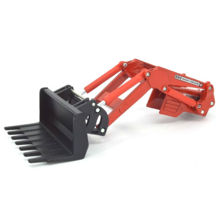 Chargeur frontal avec capot pour tracteur Massey Ferguson 5455
