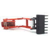 Chargeur frontal avec capot pour tracteur Massey Ferguson 5455