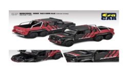 Mercedes Benz G63 AMG 6x6, noir/rouge