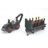 Fendt Tracteur avec remorque forestière