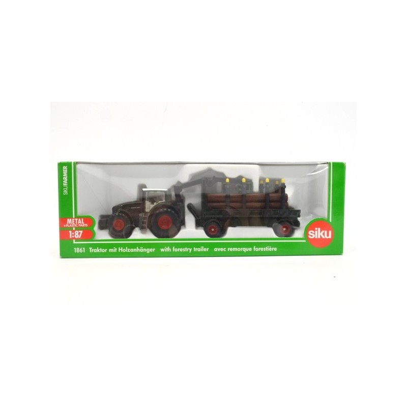 Fendt Tracteur avec remorque forestière