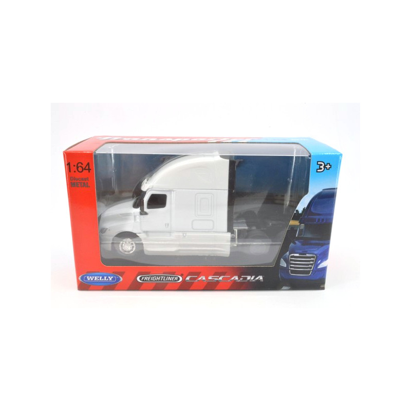 Freightliner Cascadia truck, white