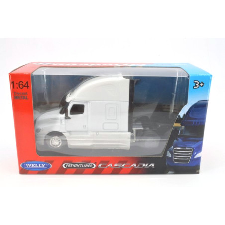 Freightliner Cascadia truck, white