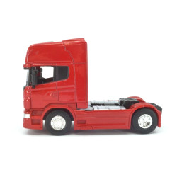 Scania V8 R730 vrachtwagen, rood
