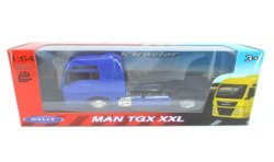 MAN TGX XXL truck, blue