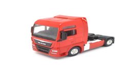 MAN TGX XXL truck, red
