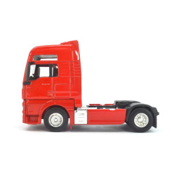 MAN TGX XXL vrachtwagen, rood