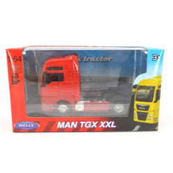 MAN TGX XXL vrachtwagen, rood