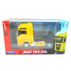 MAN TGX XXL vrachtwagen, geel