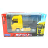 MAN TGX XXL vrachtwagen, geel