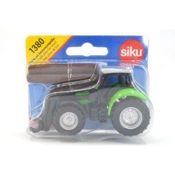 Deutz mit Baumstammgreifer