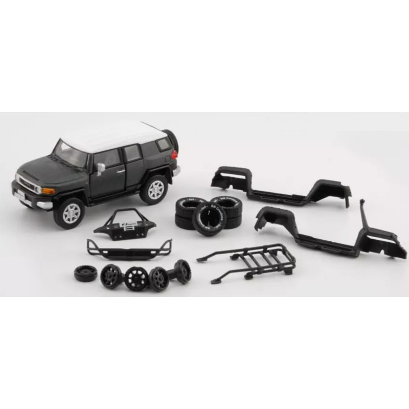 2015 Toyota FJ Cruiser schwarz mit weißem Dach