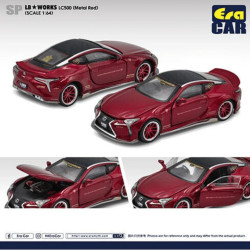Lexus LC500, metal red