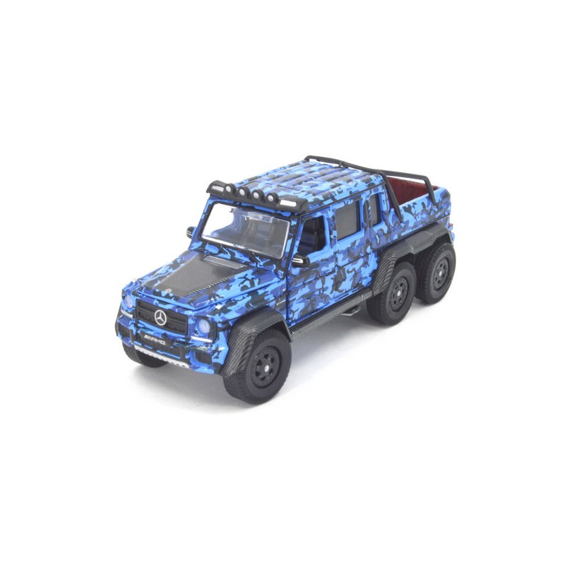 Mercedes-Benz G63 AMG 6x6 flame camouflage, marine blue