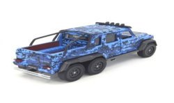 Mercedes-Benz G63 AMG 6x6 flame camouflage, marine blue